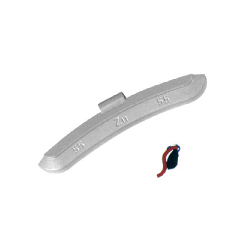 ตุ้มน้ำหนักล้อแบบคลิปออน Zn สำหรับขอบเหล็ก-EW-3101
